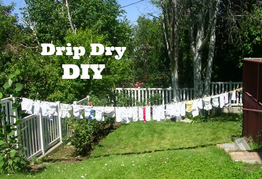 drip and dry laundry