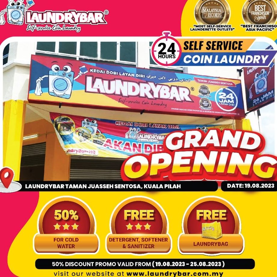 Laundry Bar di Kuala Pilah, Malaysia - Kemudahan dan Kualiti 1 laundry bar di kuala pilah malaysia kemudahan dan kualiti