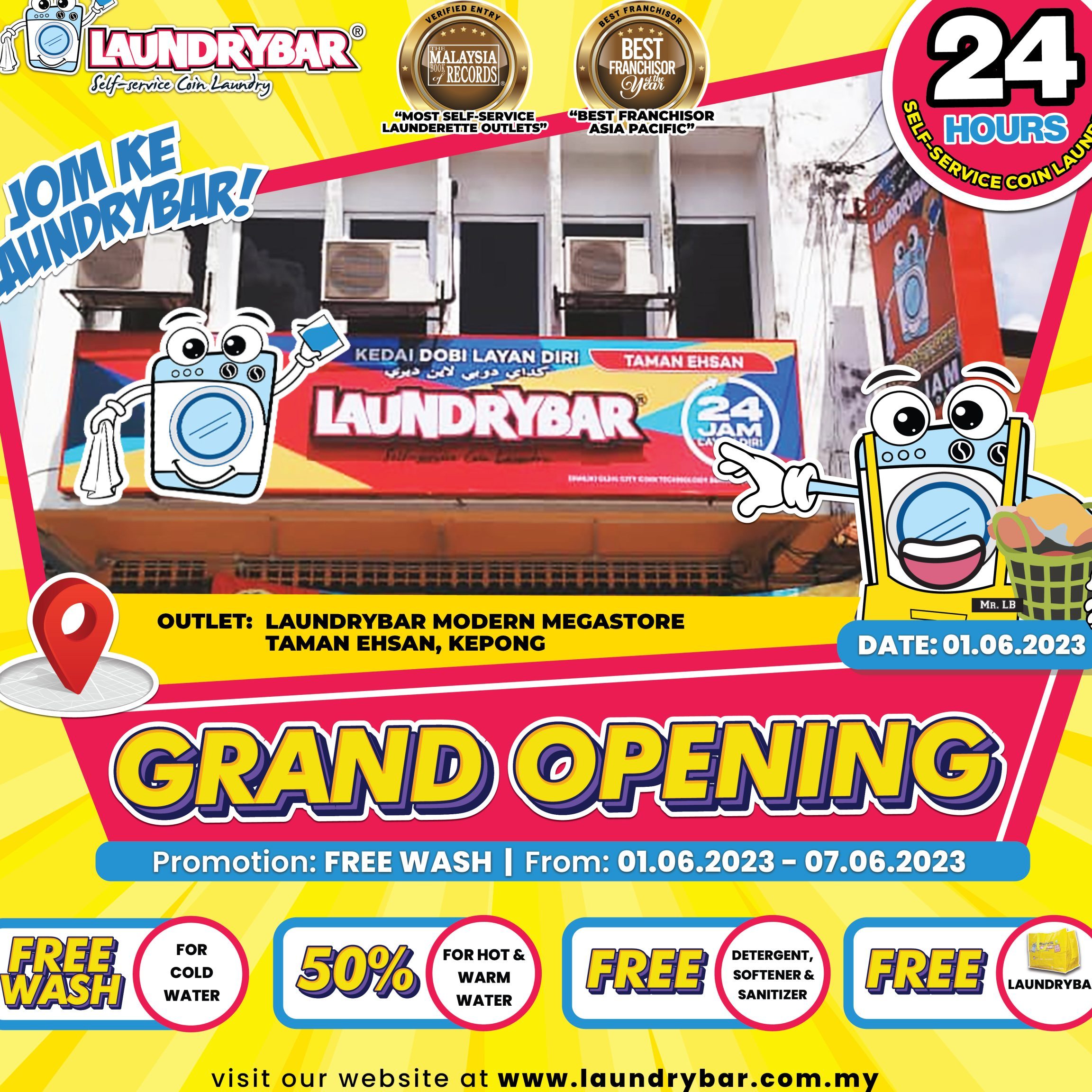 LaundryBar Modern Self Service Laundry Mega Store Taman Ehsan 1 laundrybar modern self service laundry mega store taman ehsan