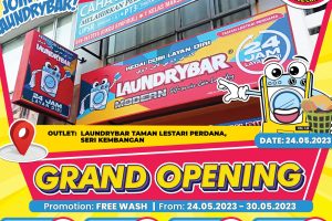 LaundryBar Modern Self Service Laundry Mega Store Taman Lestari Perdana, Seri Kembangan