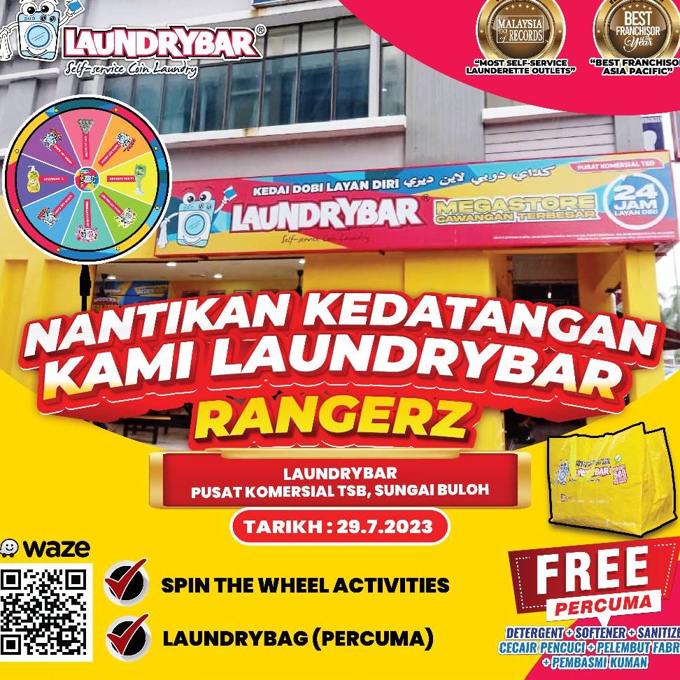 LaundryBar Pusat Komersial TSB Megastore 1 laundrybar pusat komersial tsb megastore