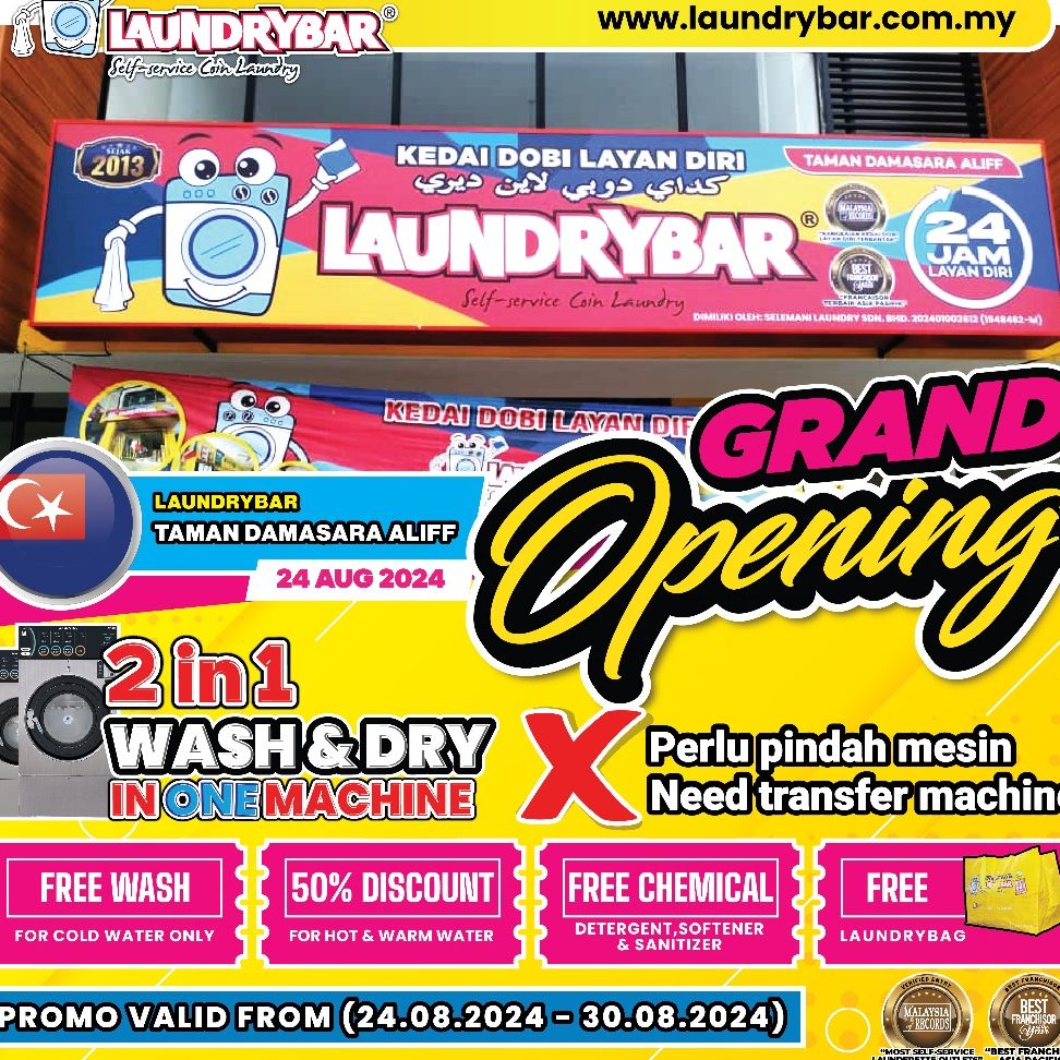 laundrybar self service laundry damansara aliff