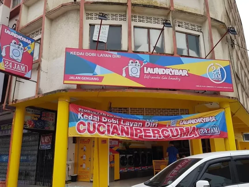 laundrybar self service laundry genuang segamat