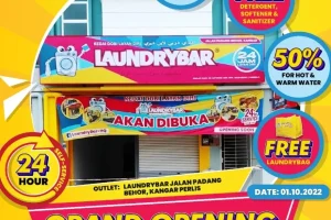 LaundryBar Self Service Laundry Jalan Padang Behor, Kangar