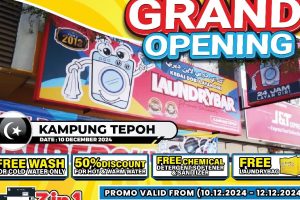 LaundryBar Self Service Laundry Kampung Tepoh, Terengganu