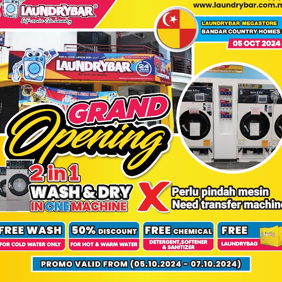 laundrybar self service laundry mega store country homes rawang 1