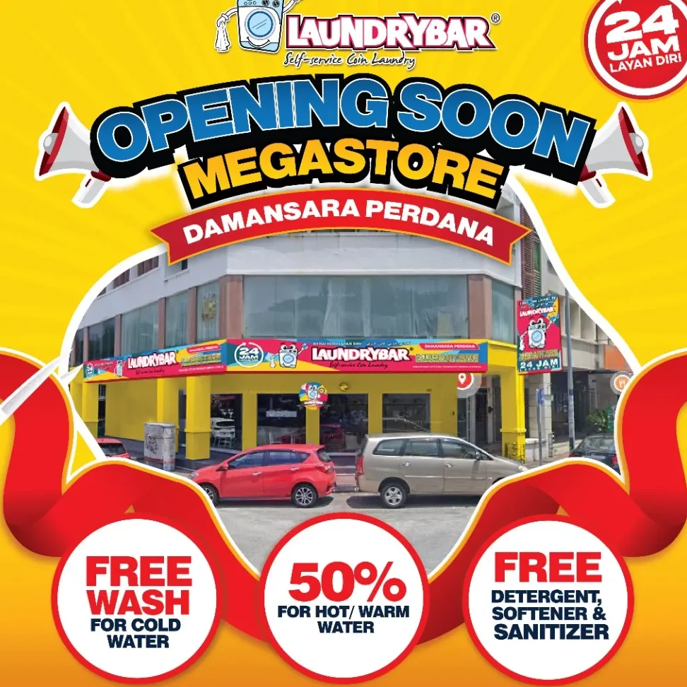 LaundryBar Self Service Laundry Mega Store Damansara Jaya 1 laundrybar self service laundry mega store damansara jaya