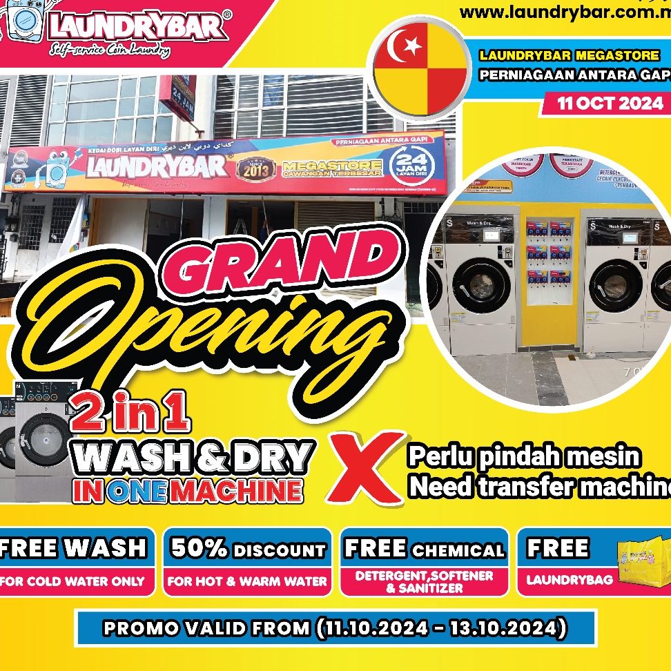 laundrybar self service laundry mega store laundry perniagaan antara gapi