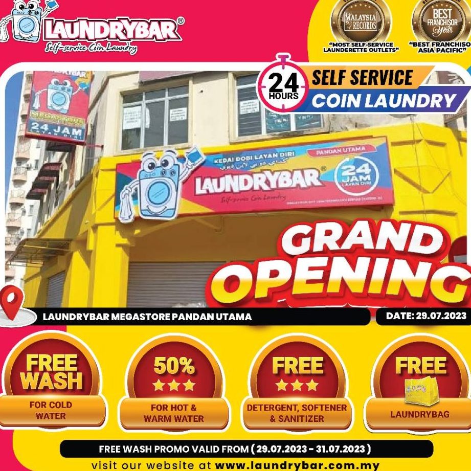 LaundryBar Self Service Laundry Mega Store Pandan Utama, Ampang 1 laundrybar self service laundry mega store pandan utama ampang