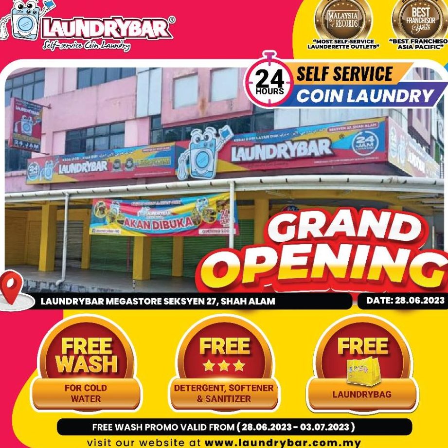 laundrybar self service laundry mega store seksyen 27 shah alam