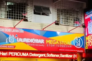 LaundryBar Self Service Laundry Mega Store Serdang Raya