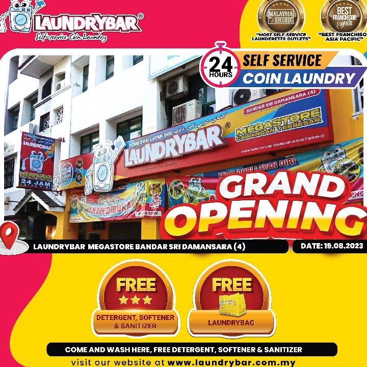 LaundryBar Self Service Laundry Mega Store Sri Damansara 4 1 laundrybar self service laundry mega store sri damansara 4