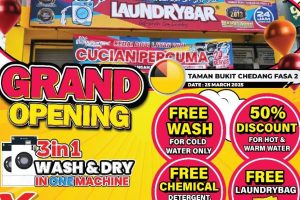 LaundryBar Self Service Laundry Mega Store Taman Bukit Chedang