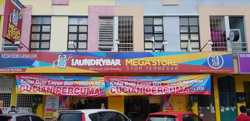 LaundryBar Self Service Laundry Megastore Villa Putra 1 laundrybar self service laundry megastore villa putra