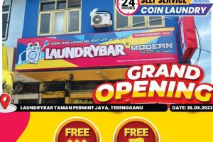 LaundryBar Self Service Laundry Modern Taman Permint Jaya, Kuala Terengganu