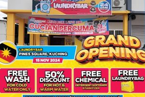 LaundryBar Self Service Laundry Pines Square, Kuching Sarawak