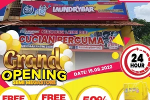LaundryBar Self Service Laundry S-Mega Store Aman Suria, Petaling Jaya