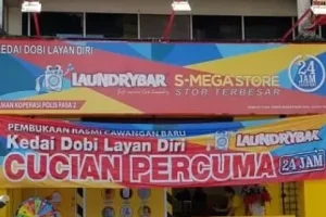LaundryBar Self Service Laundry S-Mega Store Taman Koperasi Polis 2