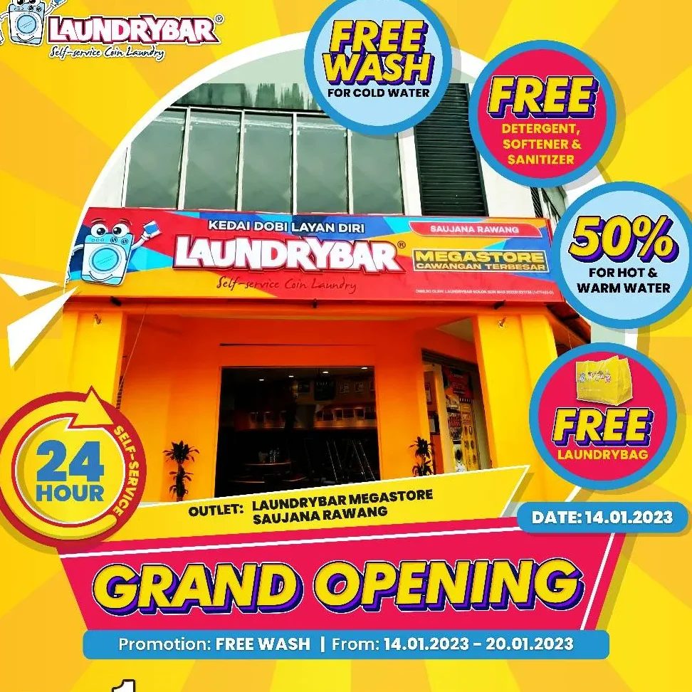 LaundryBar Self Service Laundry Saujana Rawang 1 laundrybar self service laundry saujana rawang
