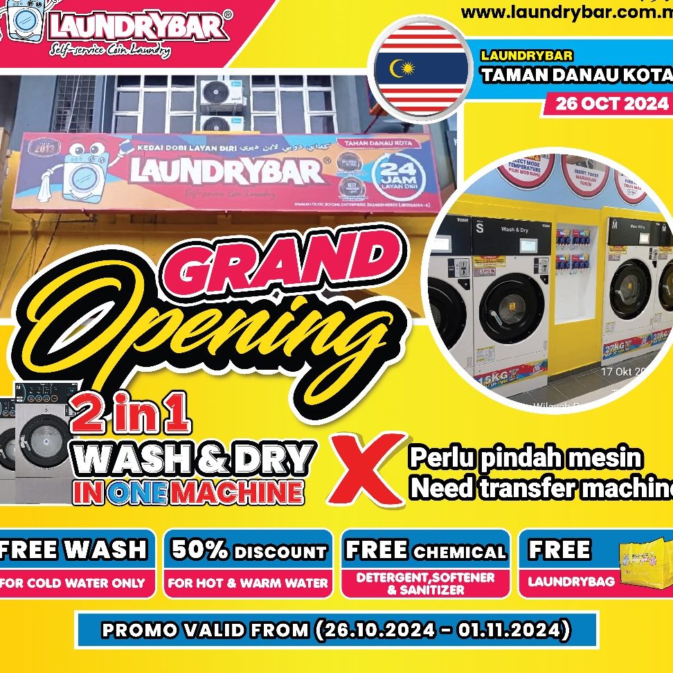 laundrybar self service laundry taman danau kota