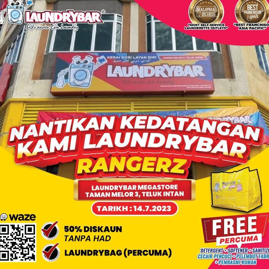 LaundryBar Self Service Laundry Taman Melor 3, Teluk Intan 1 laundrybar self service laundry taman melor 3 teluk intan