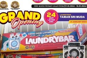 LaundryBar Self Service Laundry Taman Sri Muda, Shah Alam