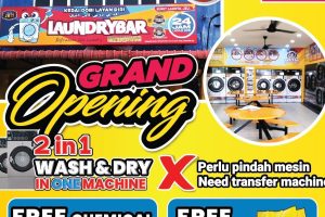 LaundryBar Self Service Mega Store Laundry Bukit Lakota, Jeli